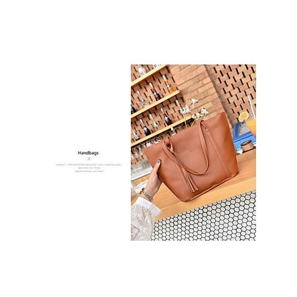 Fashion 4 in 1 leather hand bag - Picture 2 of 3